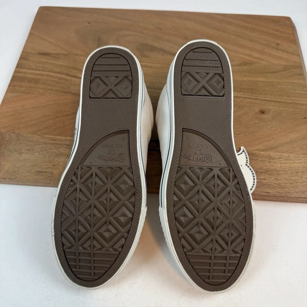 New NIB Womens Converse CT Shoreline Slip On‎ White Low Sneakers Shoes Size 6